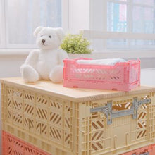Load image into Gallery viewer, Folding Crate - Mini - Baby Pink