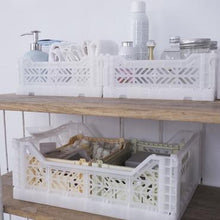 Load image into Gallery viewer, Folding Crate - Mini - Coconut Milk
