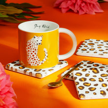 Load image into Gallery viewer, Leopard Love Coasters - Set of 4
